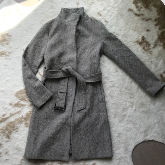 women's wool wrap coat